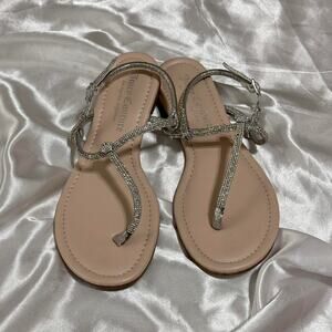 Silver juicy couture sandals